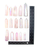 Aqua Aura Rose Quartz Polished Point