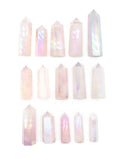 Aqua Aura Rose Quartz Polished Point