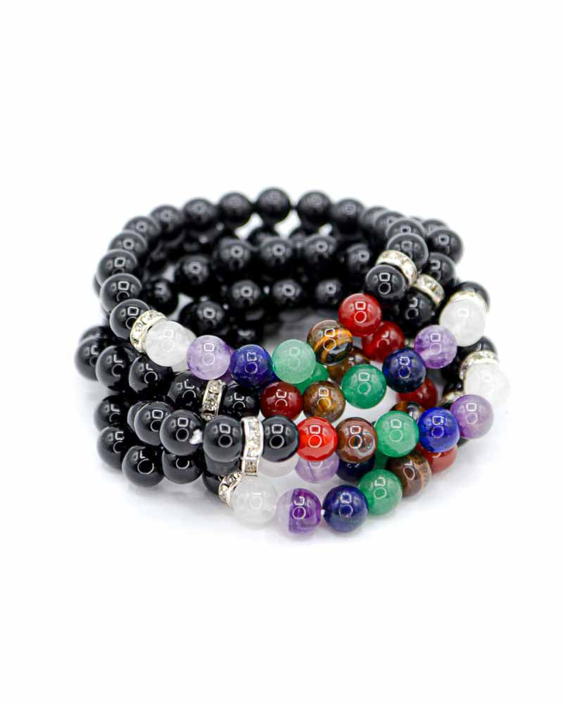 Lava Stone Chakra Bracelets | Wholesale Chakra Bracelets