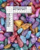 Dyed Crackle Quartz Points - 1 kg lot