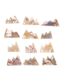 Flower Agate Mountain Carving (Small)