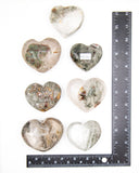 Garden Quartz Hearts - 7 pcs / 3.4 lb (#223871)