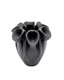Lily Taper Candle Holder (Obsidian)