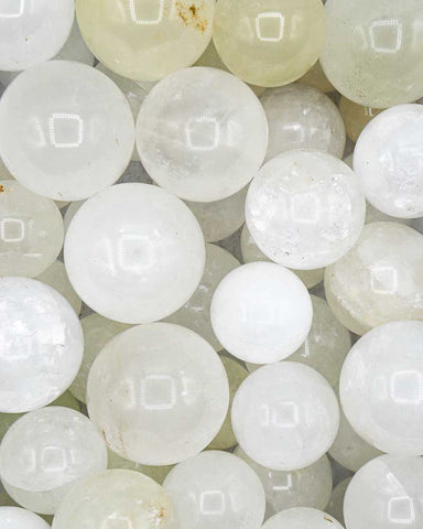 Optical Calcite Sphere (White/Clear)