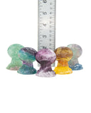 Puke Emoji Carving (Fluorite)