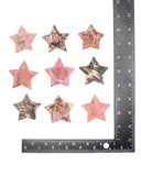 Rhodonite Star Carving