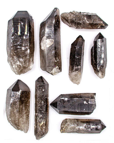 Smoky Quartz Points - A Grade