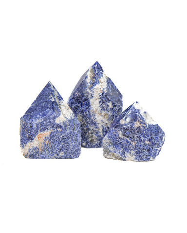 Sodalite Top Polished Points (2 kg lot)