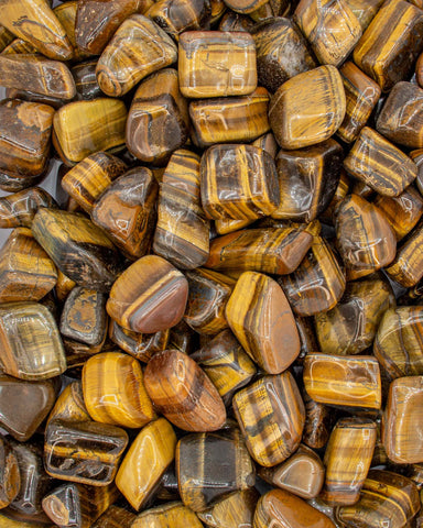 Tumbled Tiger's Eye - Gold